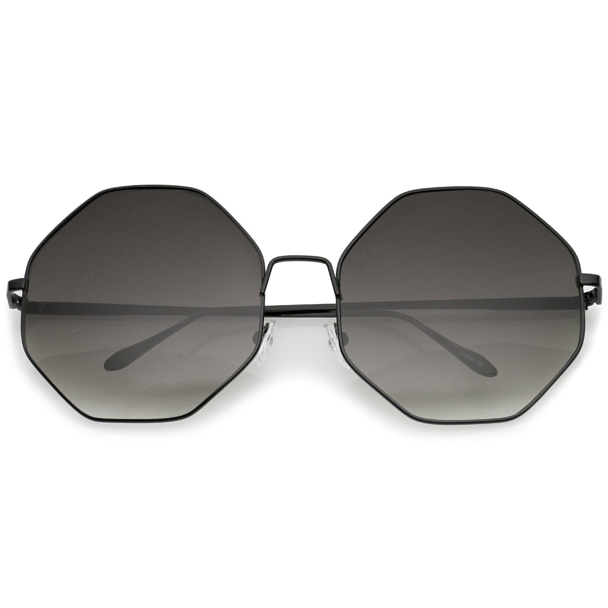 Oversize Women's Retro Hexagon Shape Sunglasses A654