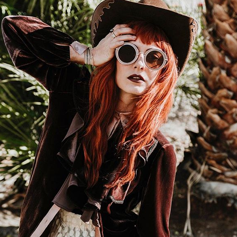Retro Modern Flat Lens Oval Outline Sunglasses A484