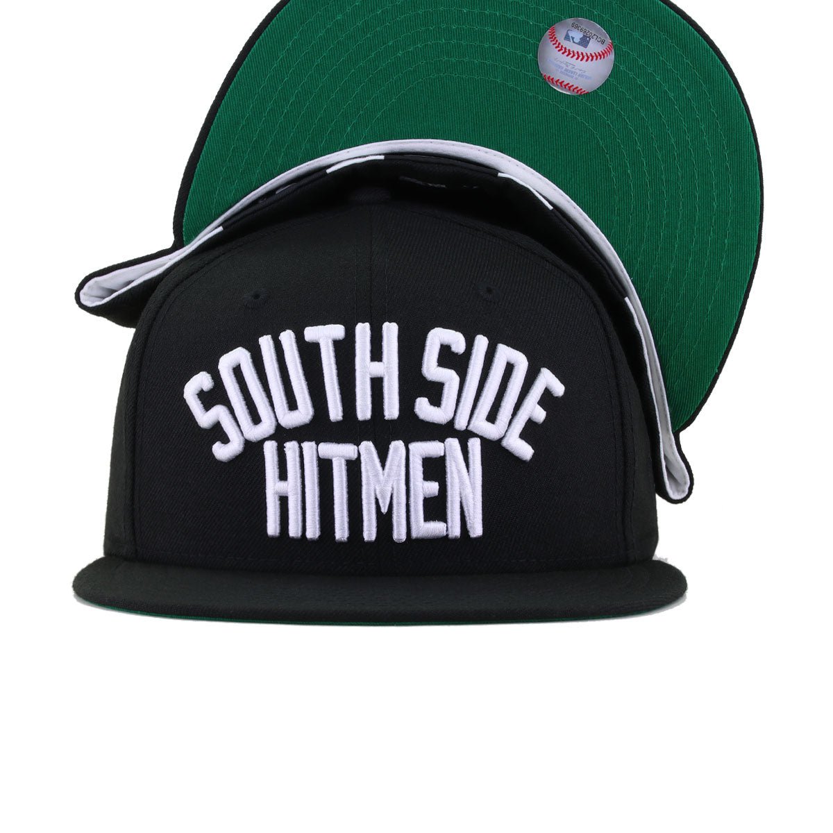 Chicago White Sox Black South Side Hitmen Green Bottom New Era 59Fifty Fitted