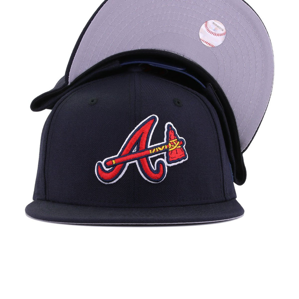 Atlanta Braves Navy New Era 9Fifty Snapback