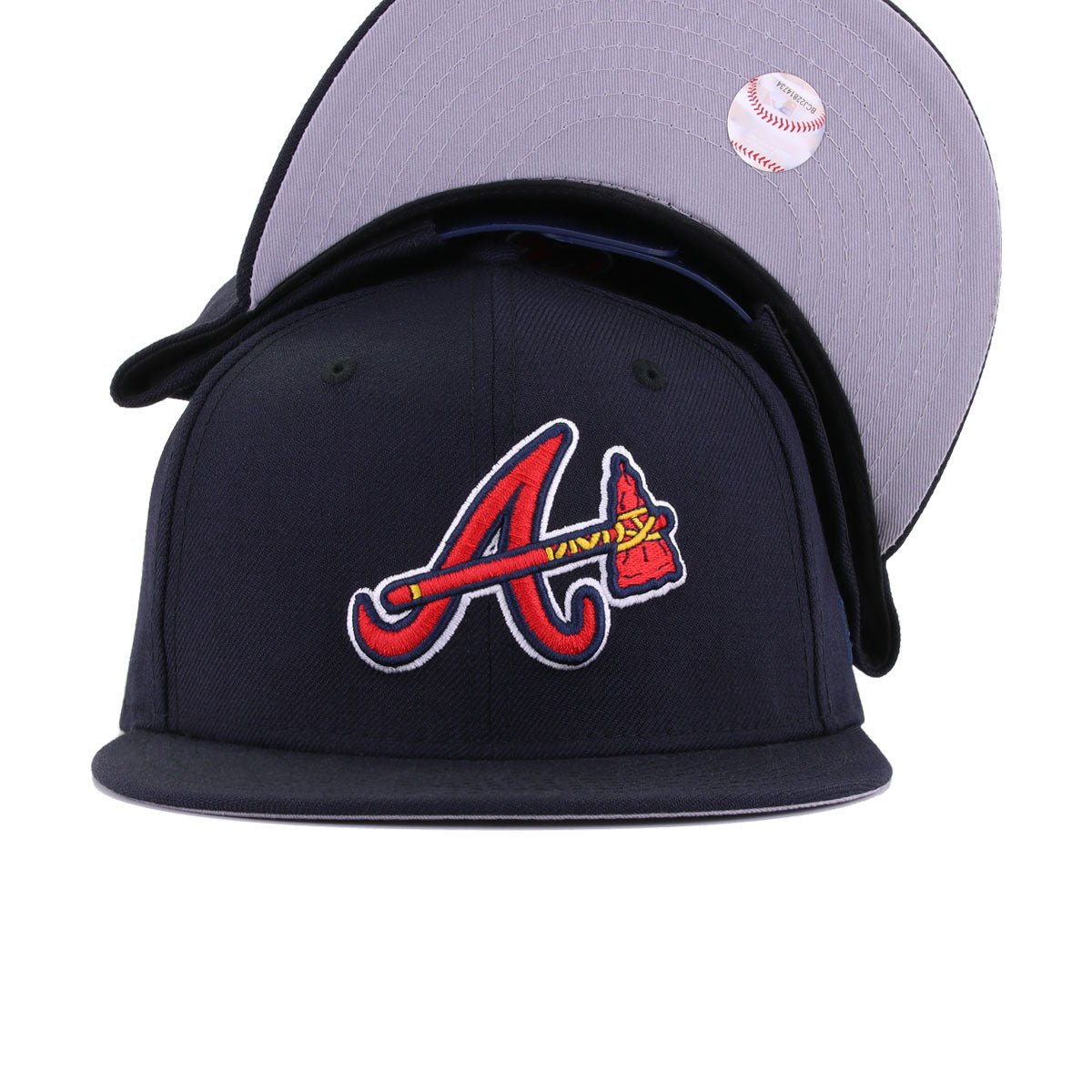 Atlanta Braves Navy New Era 9Fifty Snapback