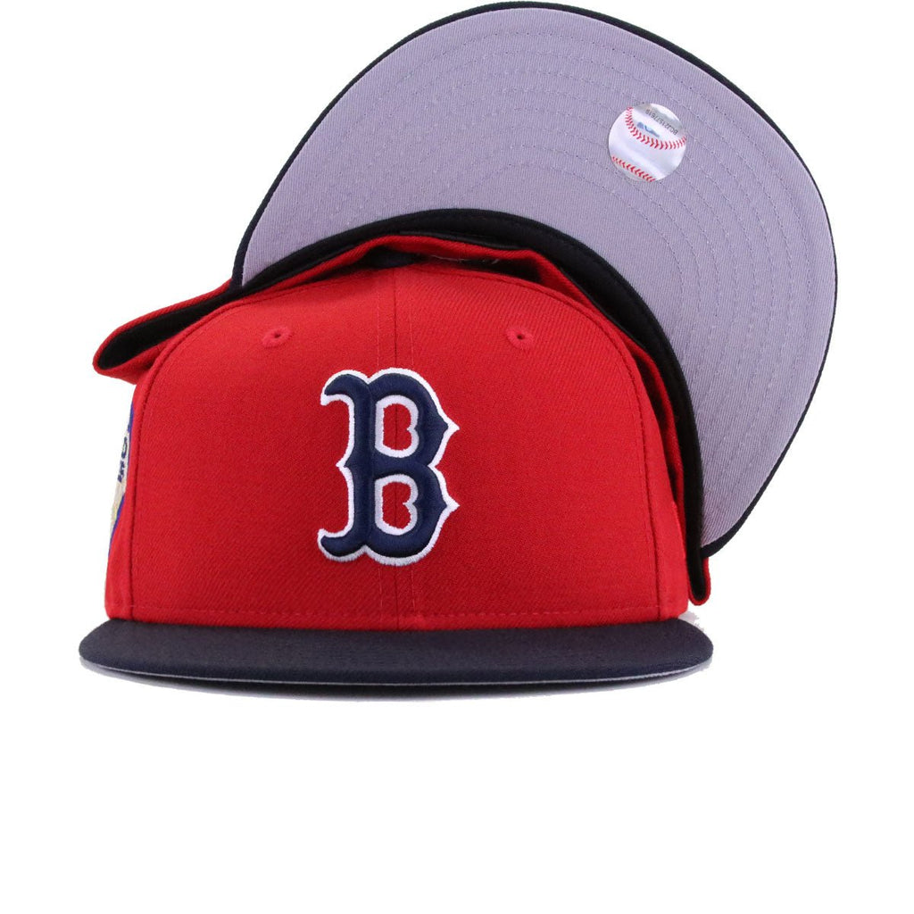 Boston Red Sox Scarlet Navy 2018 World Series New Era 59Fifty Fitted