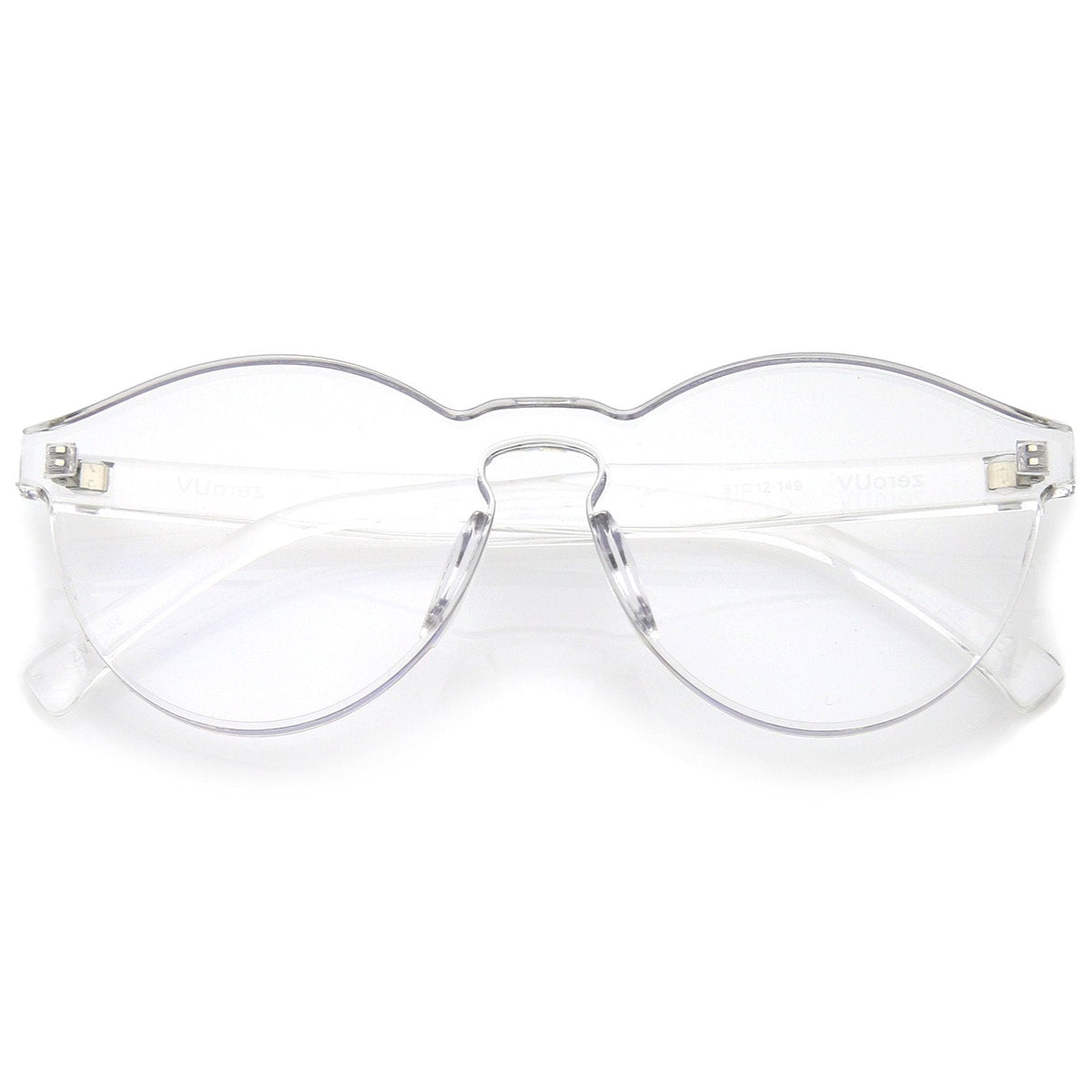 Mono Block Rimless PC Color Tone Lens Sunglasses