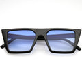 Retro Modern Flat Top Color Tone Sunglasses C618