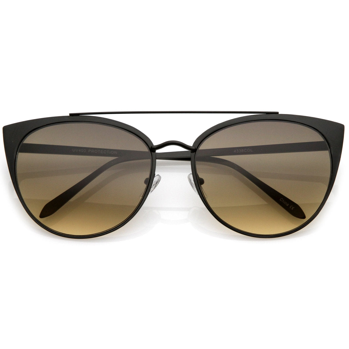 Women's Oversize Laser Cut Cat Eye Sunglasses C207