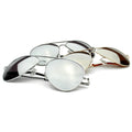 Sale Mirrored Lens Metal Aviator Sunglasses 1375 [3 Pack]