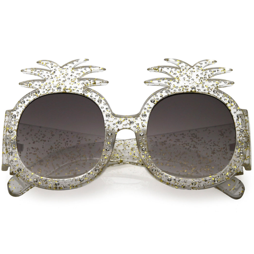 Festival Handmade Novelty Rhinestone Pineapple Sunglasses C608
