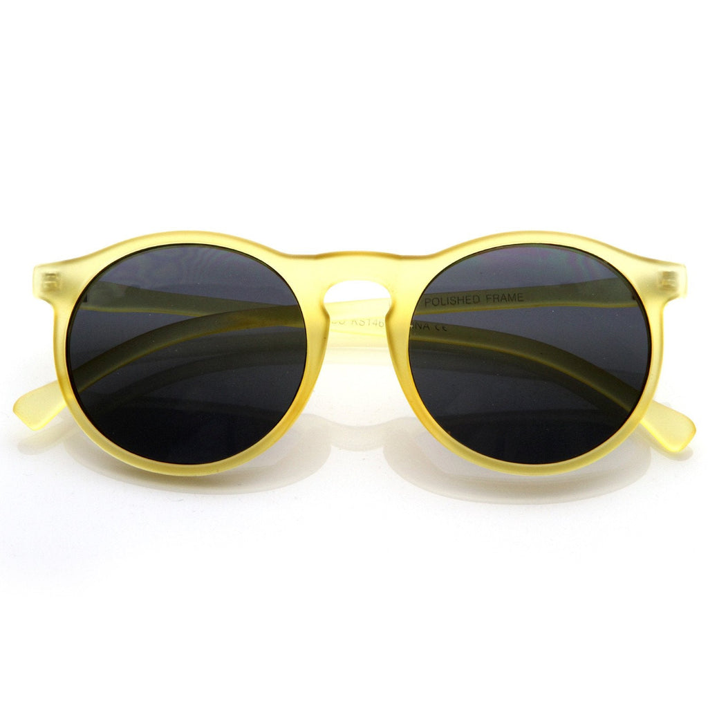 Unique Indie Vintage Key Hole P3 Round Sunglasses 8587