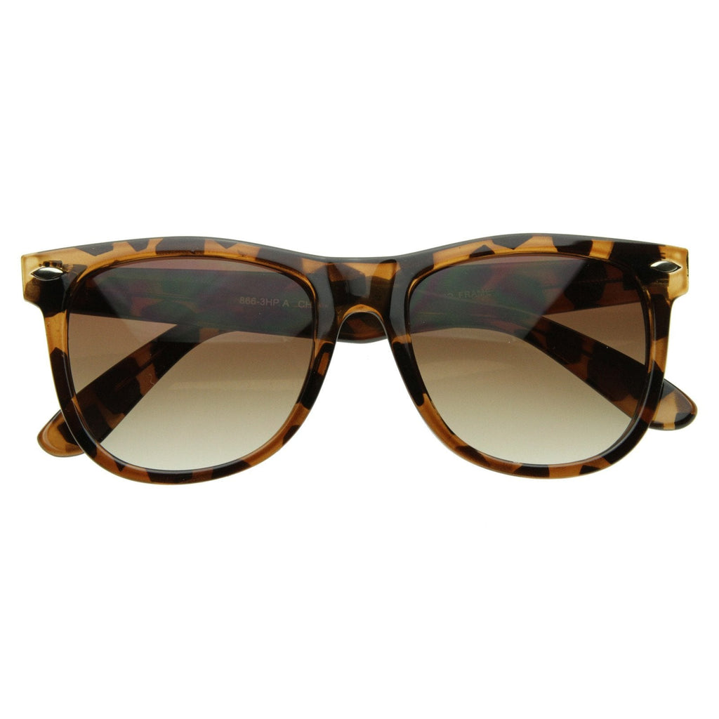 Retro Large Horned Rim Classic Sunglasses 2374 54mm