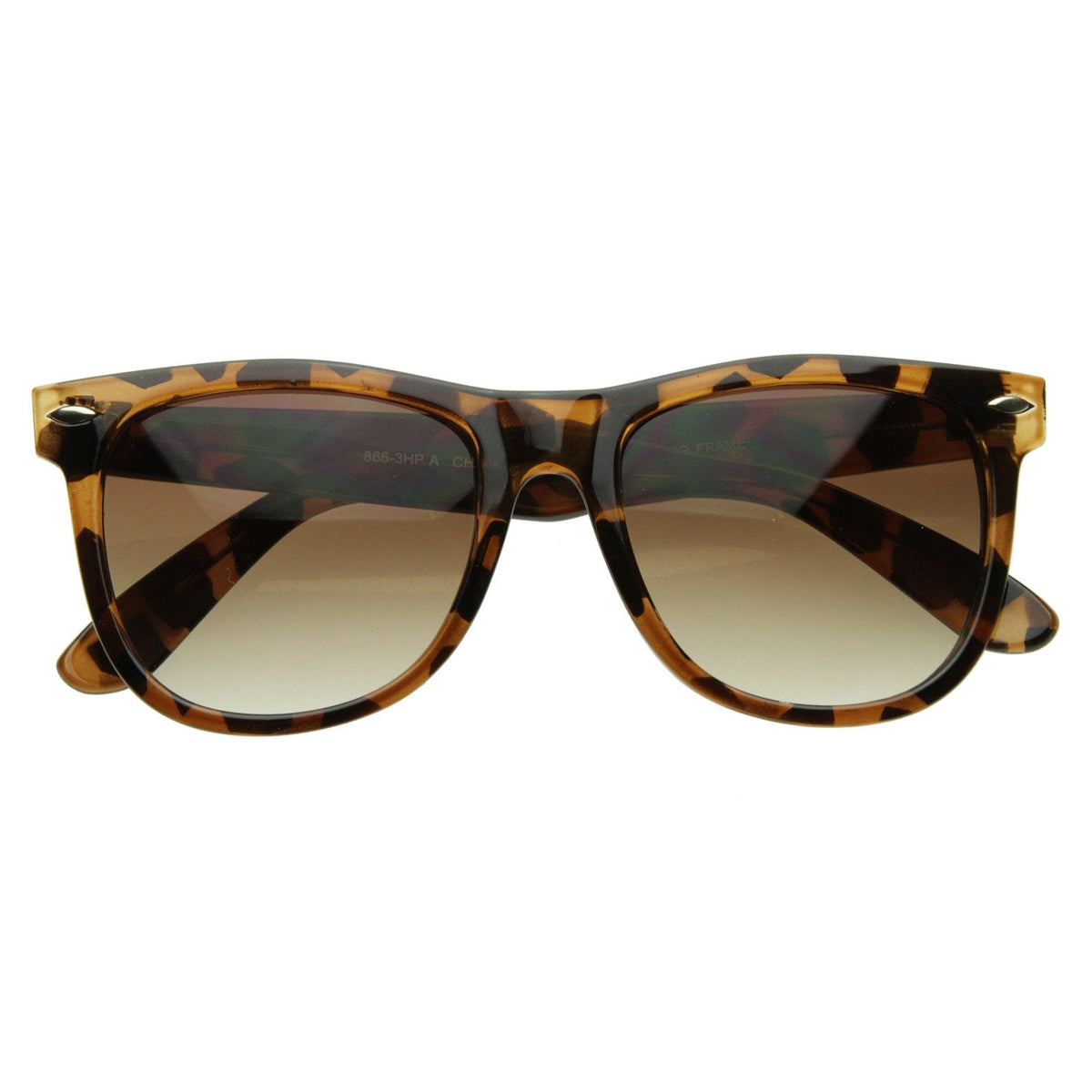 Retro Large Horned Rim Classic Sunglasses 2374 54mm