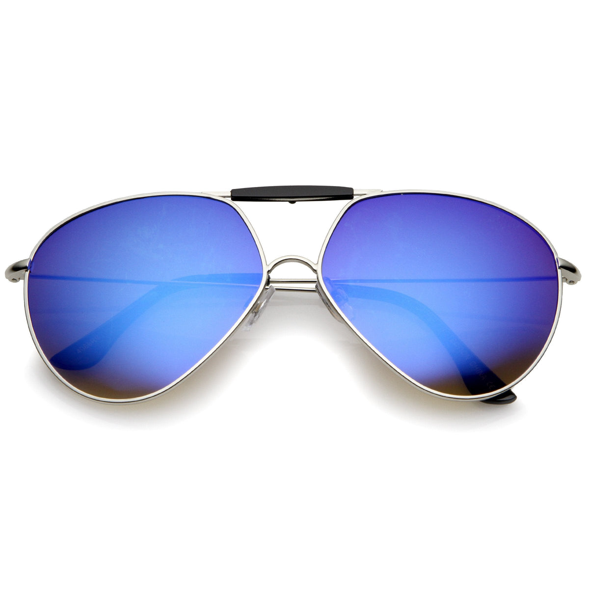 Retro Modern Oversize Flat Lens Aviator Sunglasses A735