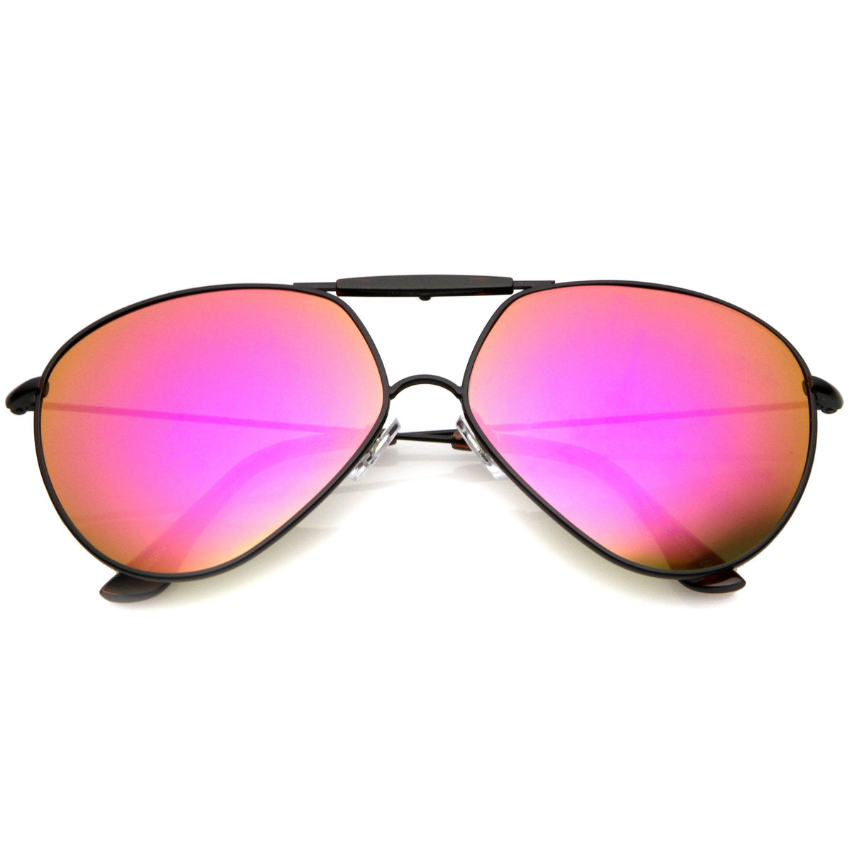Retro Modern Oversize Flat Lens Aviator Sunglasses A735