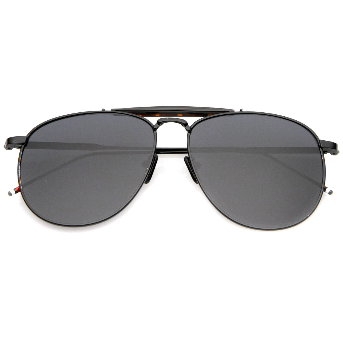 Oversize Modern Dapper Flat Len Aviator Sunglasses A785
