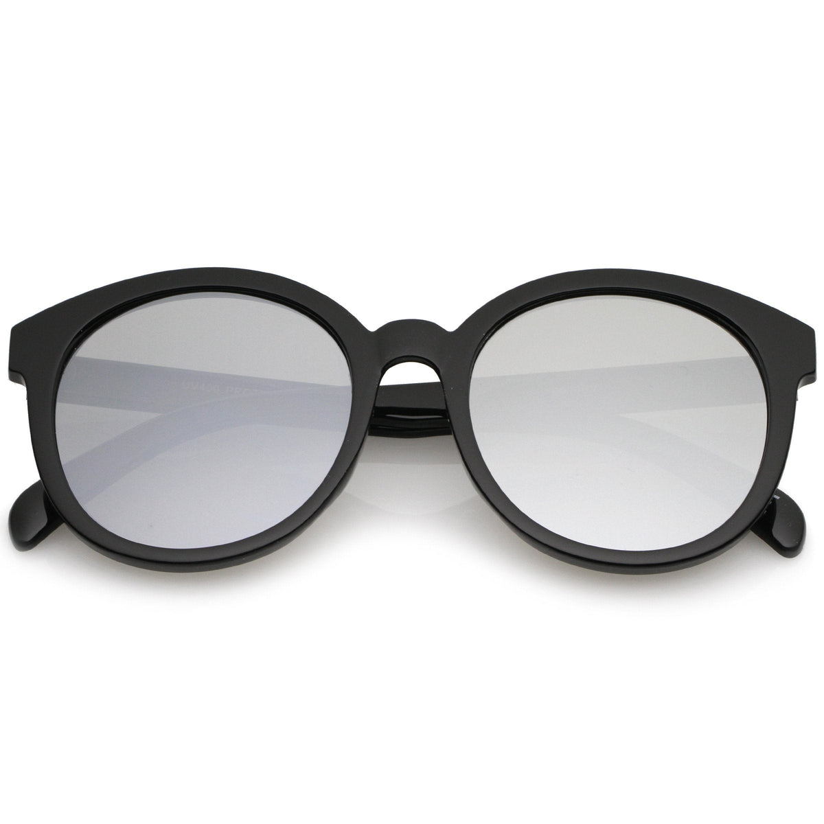 Round Oversize P3 Mirrored Lens Sunglasses A468