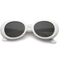 Oversize Retro Tapered Arms Clout Goggle Oval Sunglasses 53mm C383