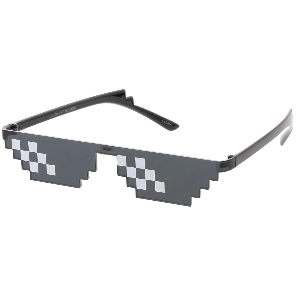 Novelty Thug Life Meme Deal With It Cartoon 8 Bit Sunglasses C635