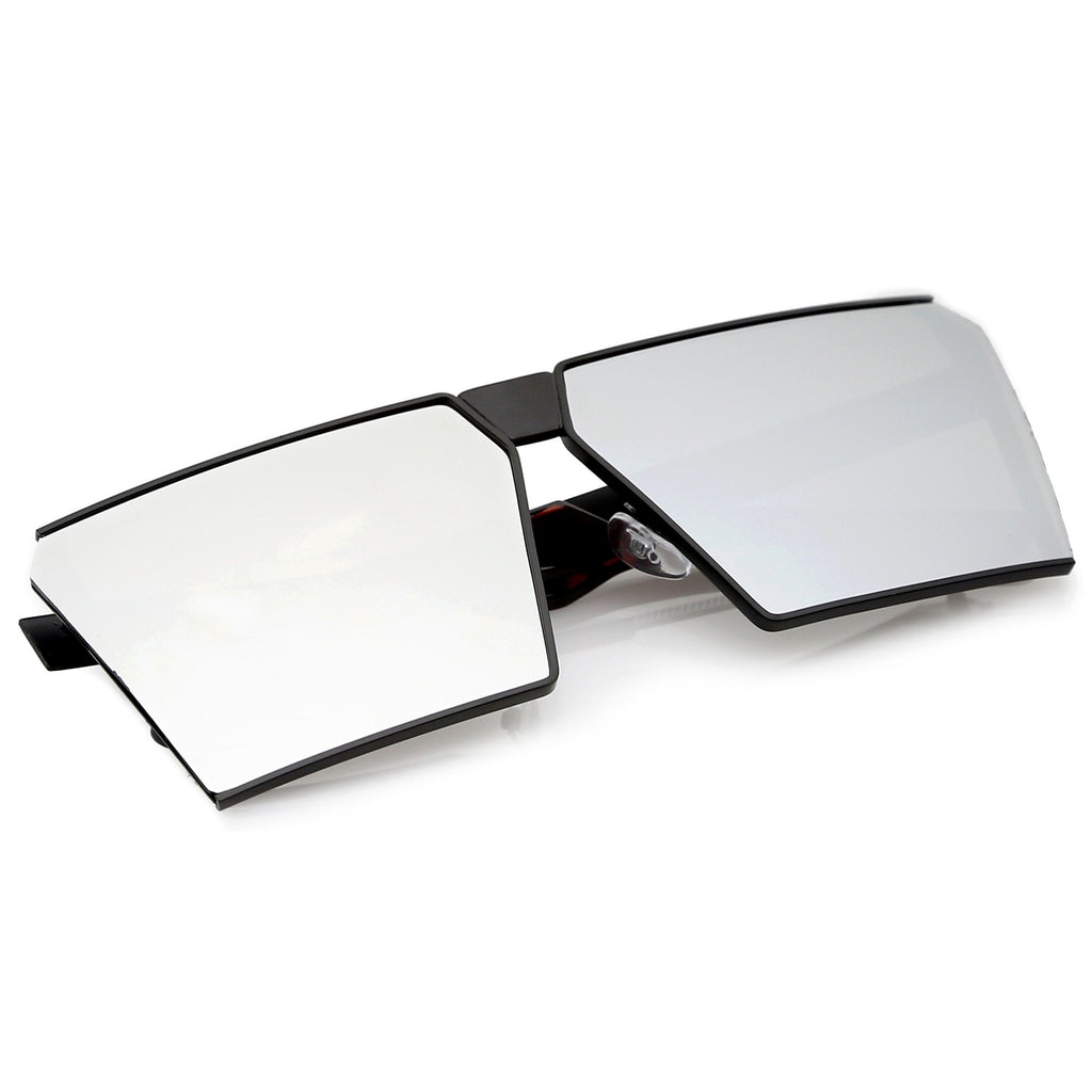 Retro Modern Flat Window Lens Aviator Sunglasses C063