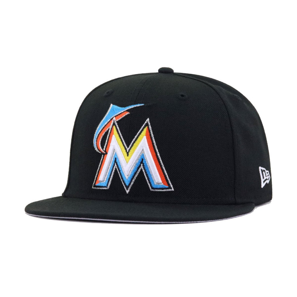 Miami Marlins Black 2012 New Era 59Fifty Fitted