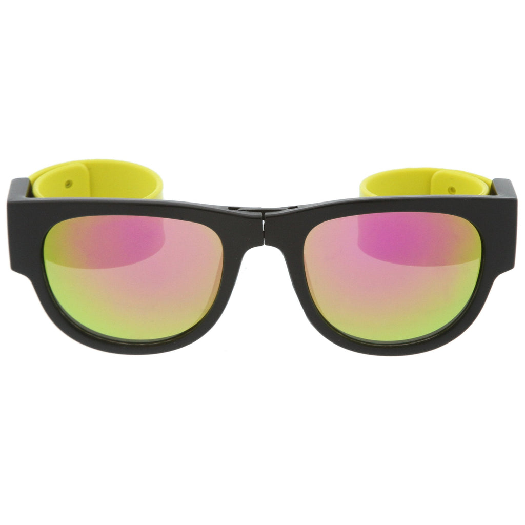 Novelty Folding Rubber Snap Arms Sunglasses C139