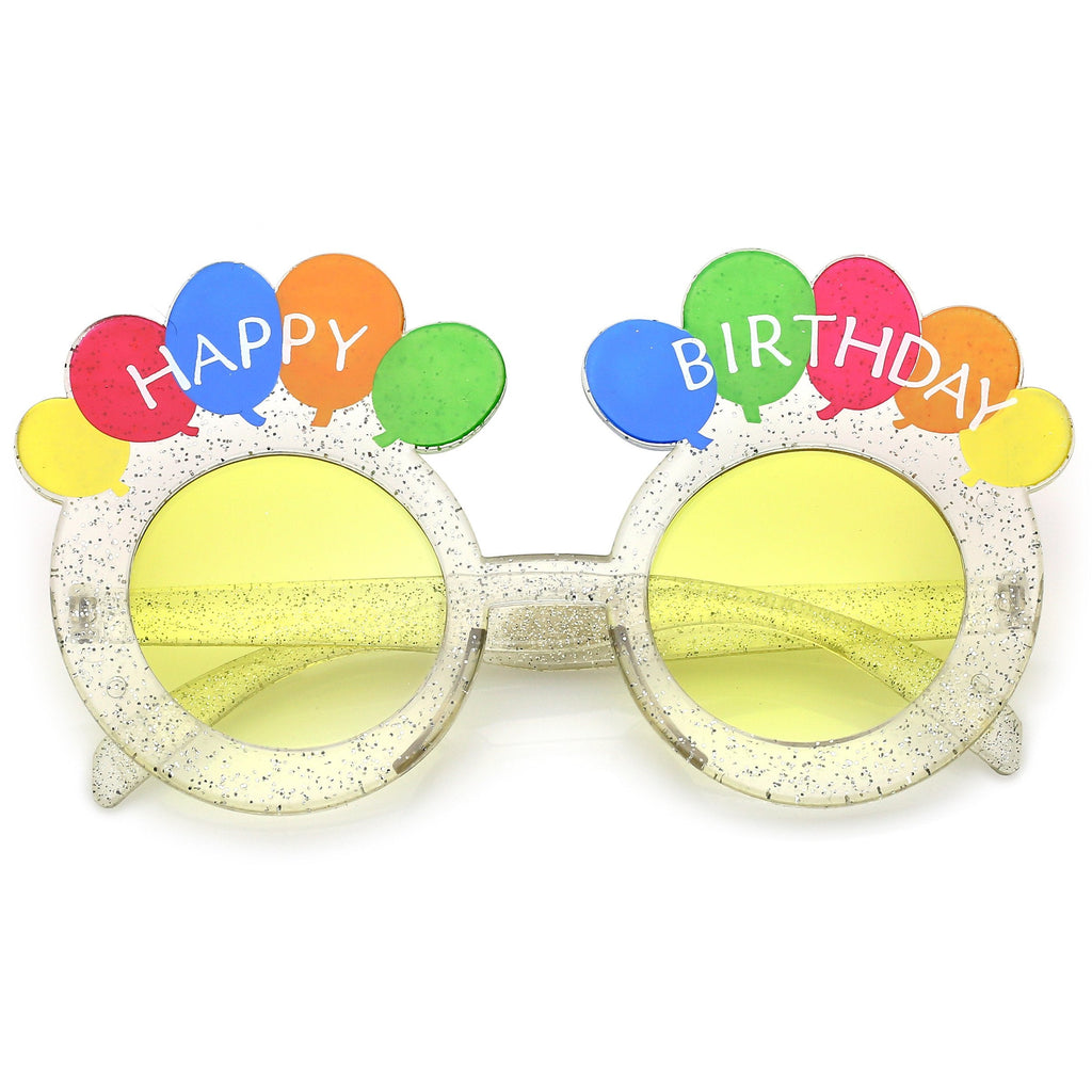 Novelty Round Happy Birthday Party Balloons Sunglasses C169