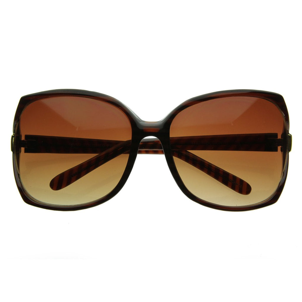 Womens Fashion Oversize Designer Square Sunglasses 2384
