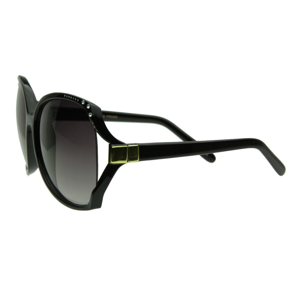 Jackie O Vintage Oversize Square Sunglasses w/ Rhinestones 2273