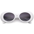 Retro Clout Oval Round 90's Gradient Lens Sunglasses C448