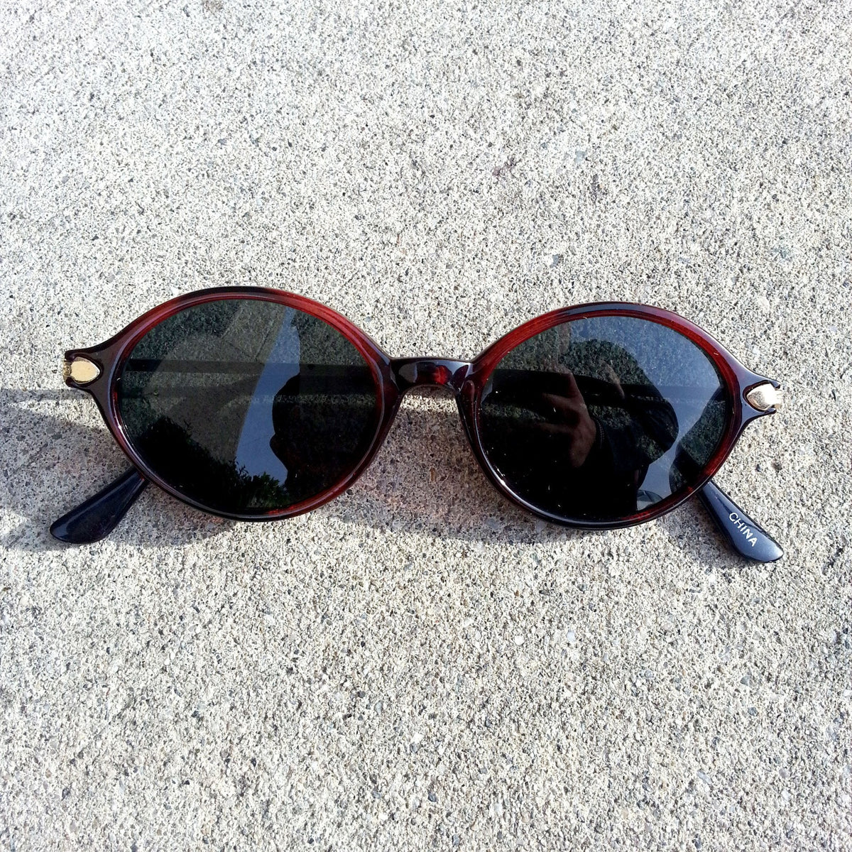 True Vintage 1960's Oval Spectacle Sunglasses