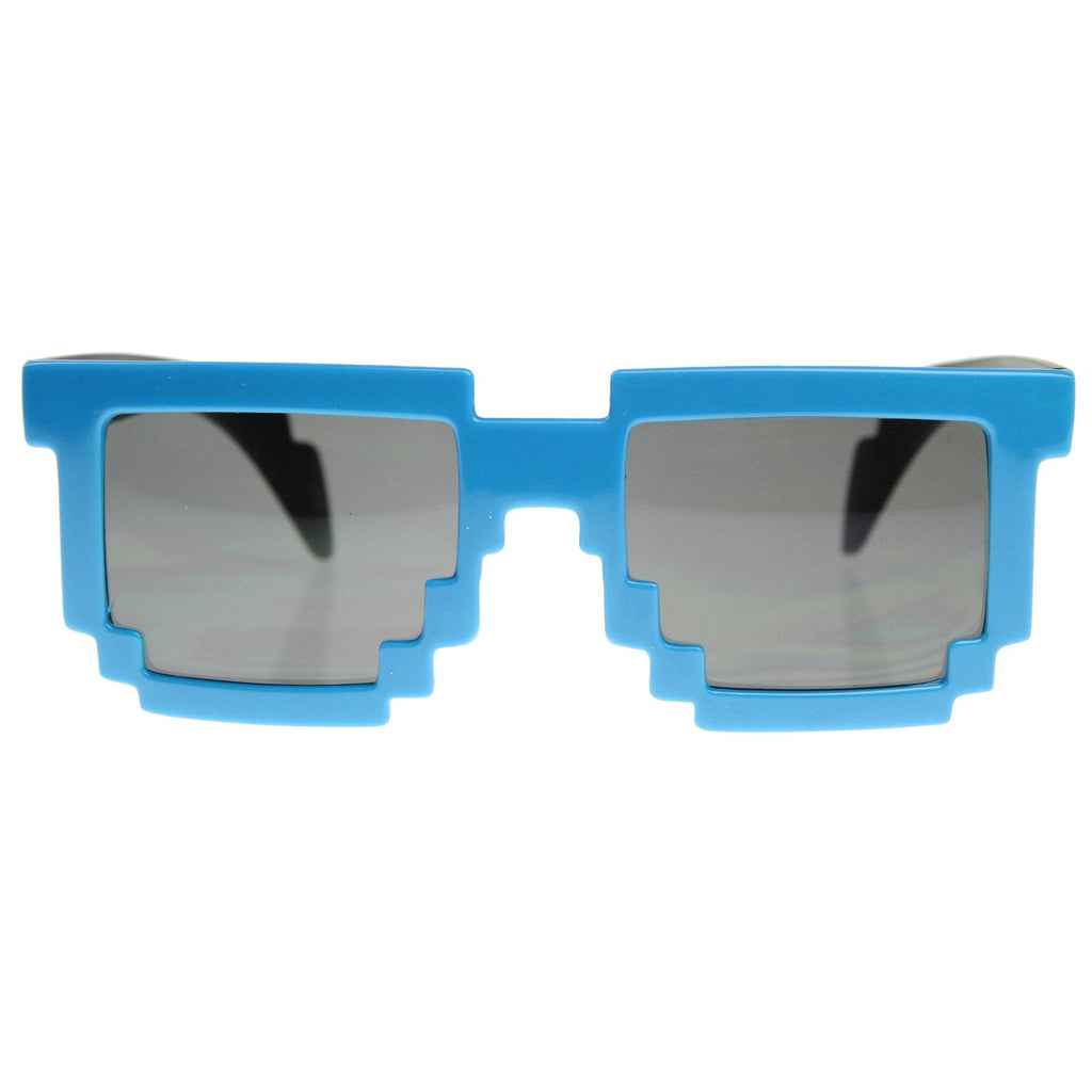 Super Fun Retro Pixelate 8-Bit Geek Sunglasses 8539