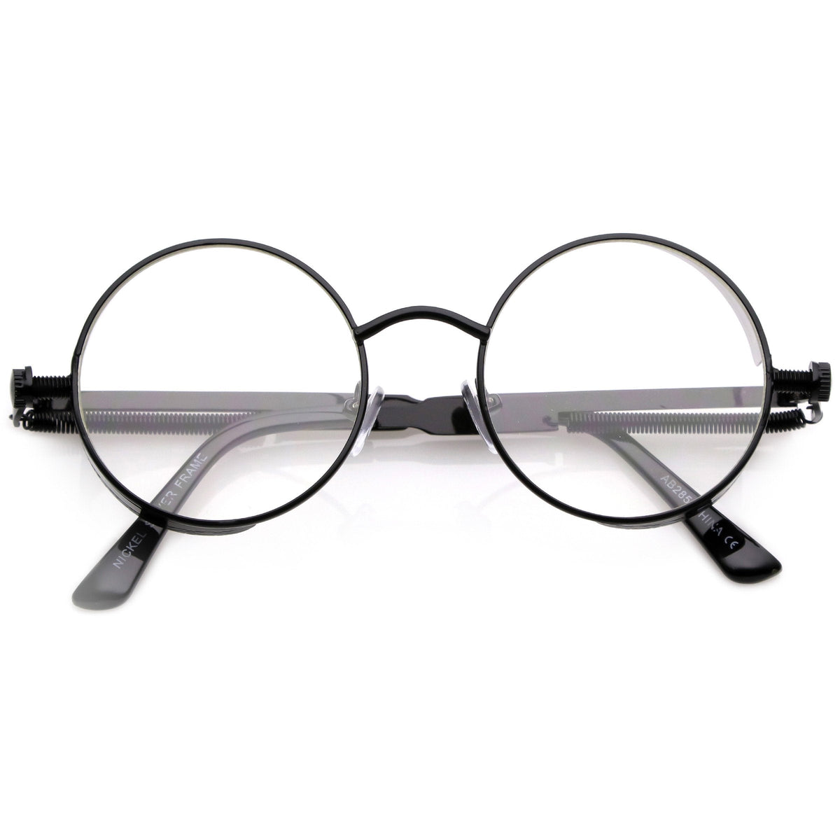 Retro Steampunk Colorful Round Flat Lens Sunglasses C442