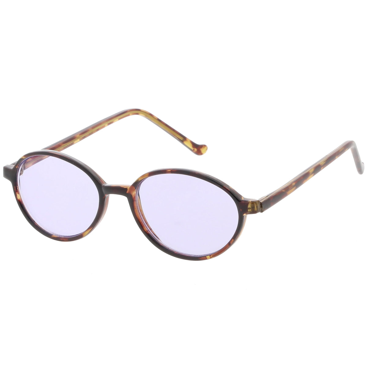 True Retro Oval Color Tone Indie Sunglasses C643