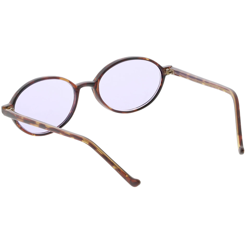 True Retro Oval Color Tone Indie Sunglasses C643
