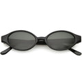 Indie True Vintage Pinched Oval Round Sunglasses C648