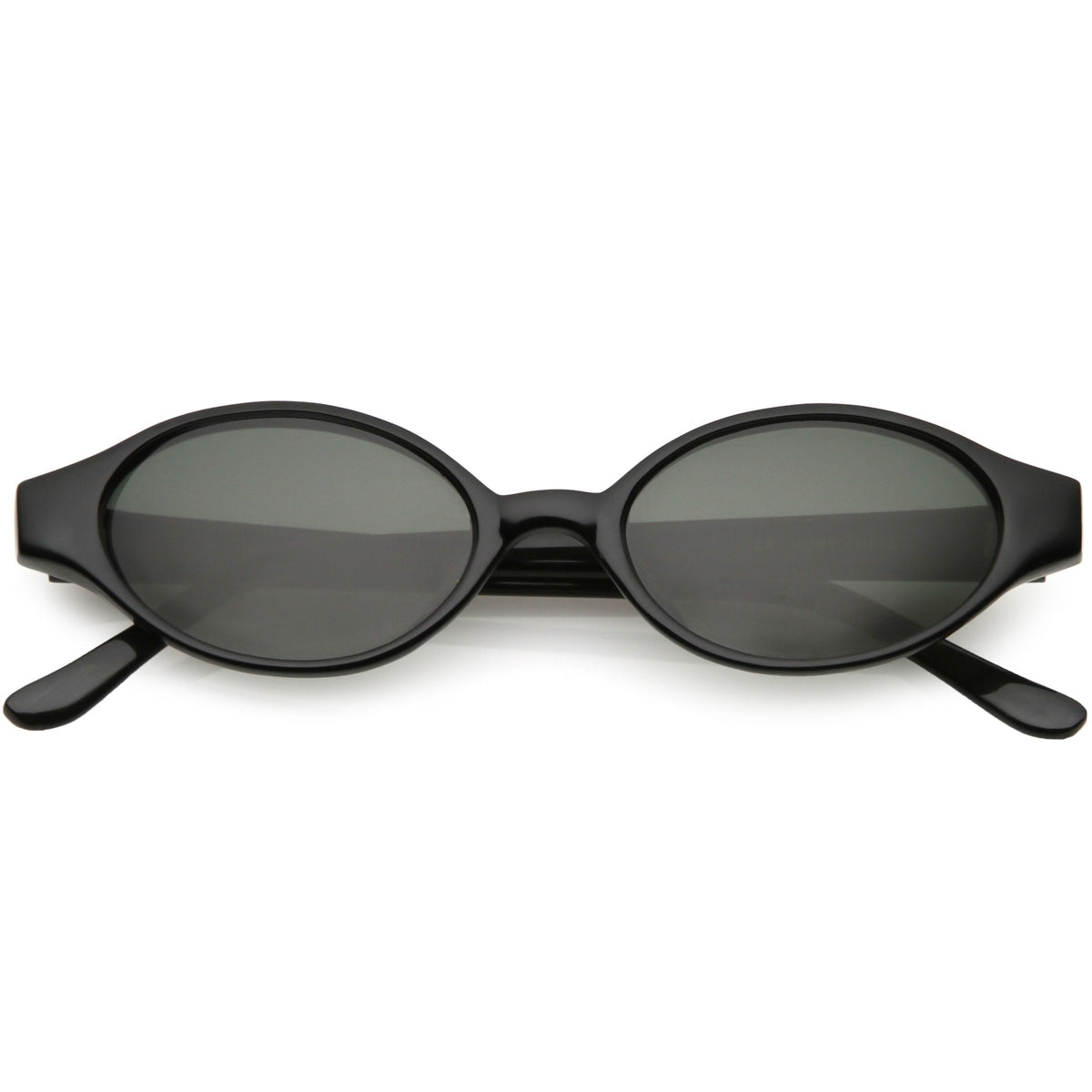 Indie True Vintage Pinched Oval Round Sunglasses C648