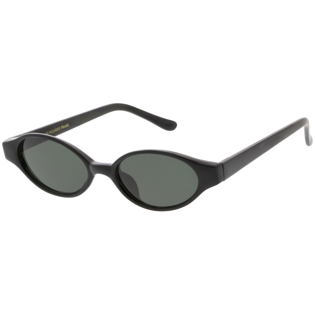 Indie True Vintage Pinched Oval Round Sunglasses C648