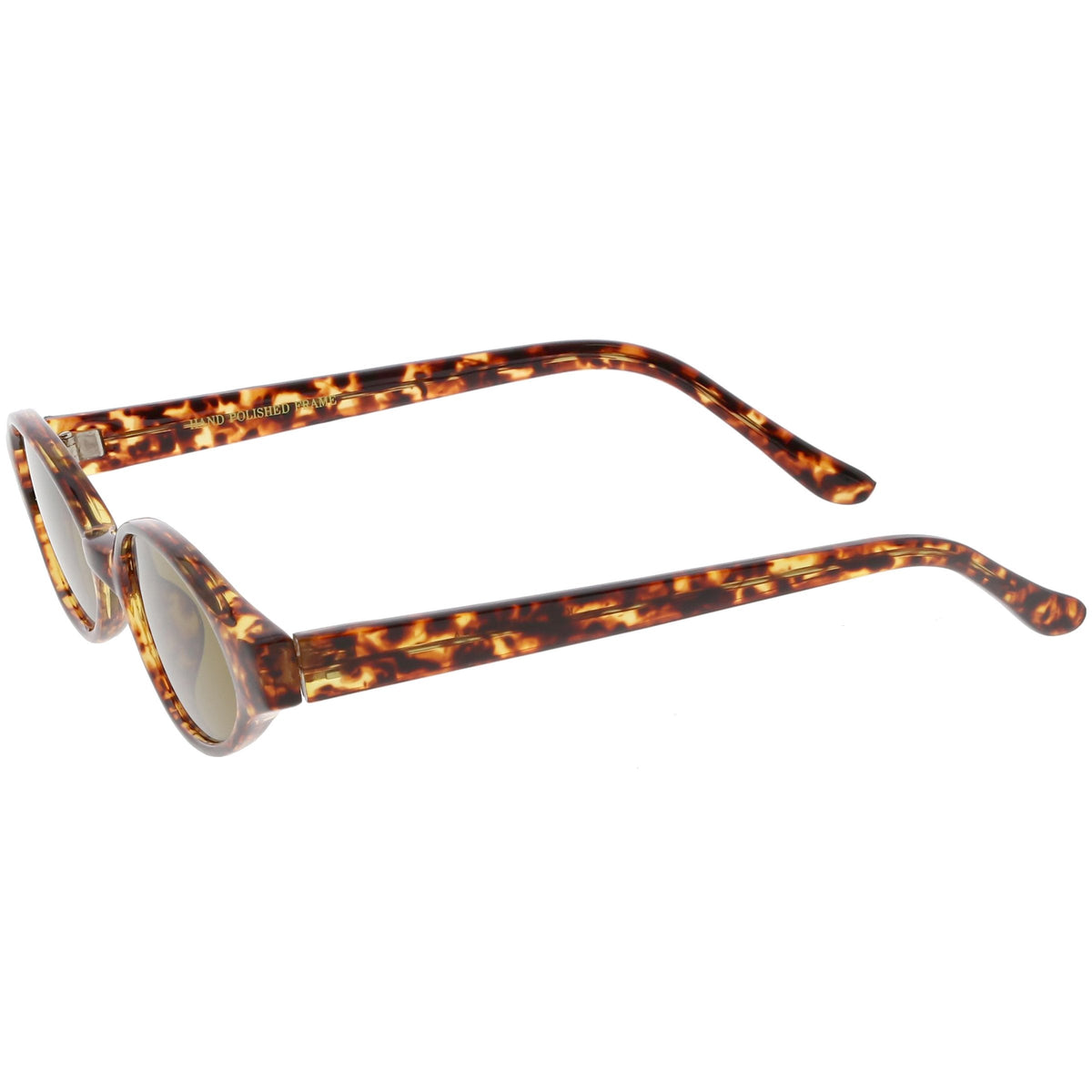 Indie True Vintage Pinched Oval Round Sunglasses C648