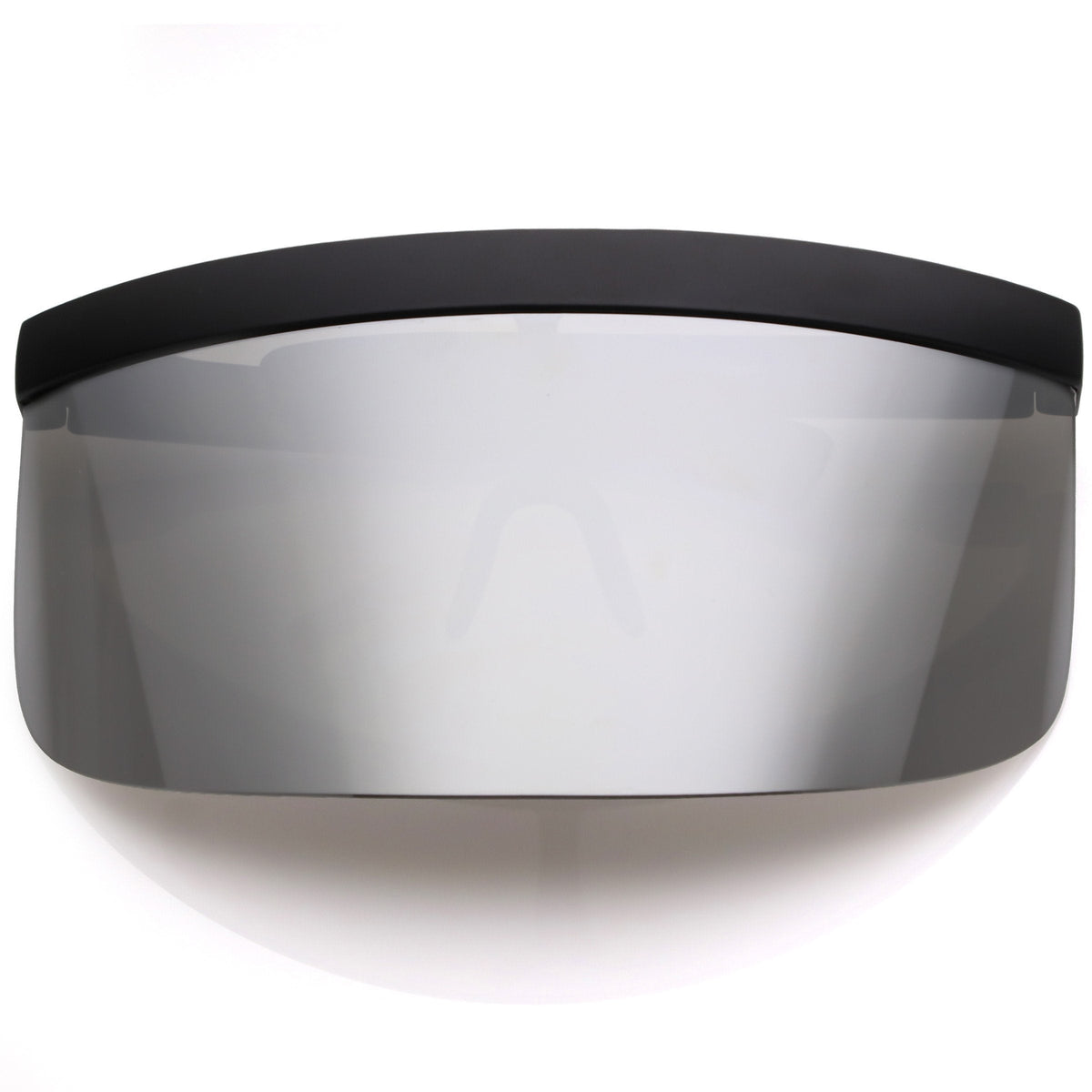 Retro Modern Oversize Novelty Mirrored Lens Shield Visor C453