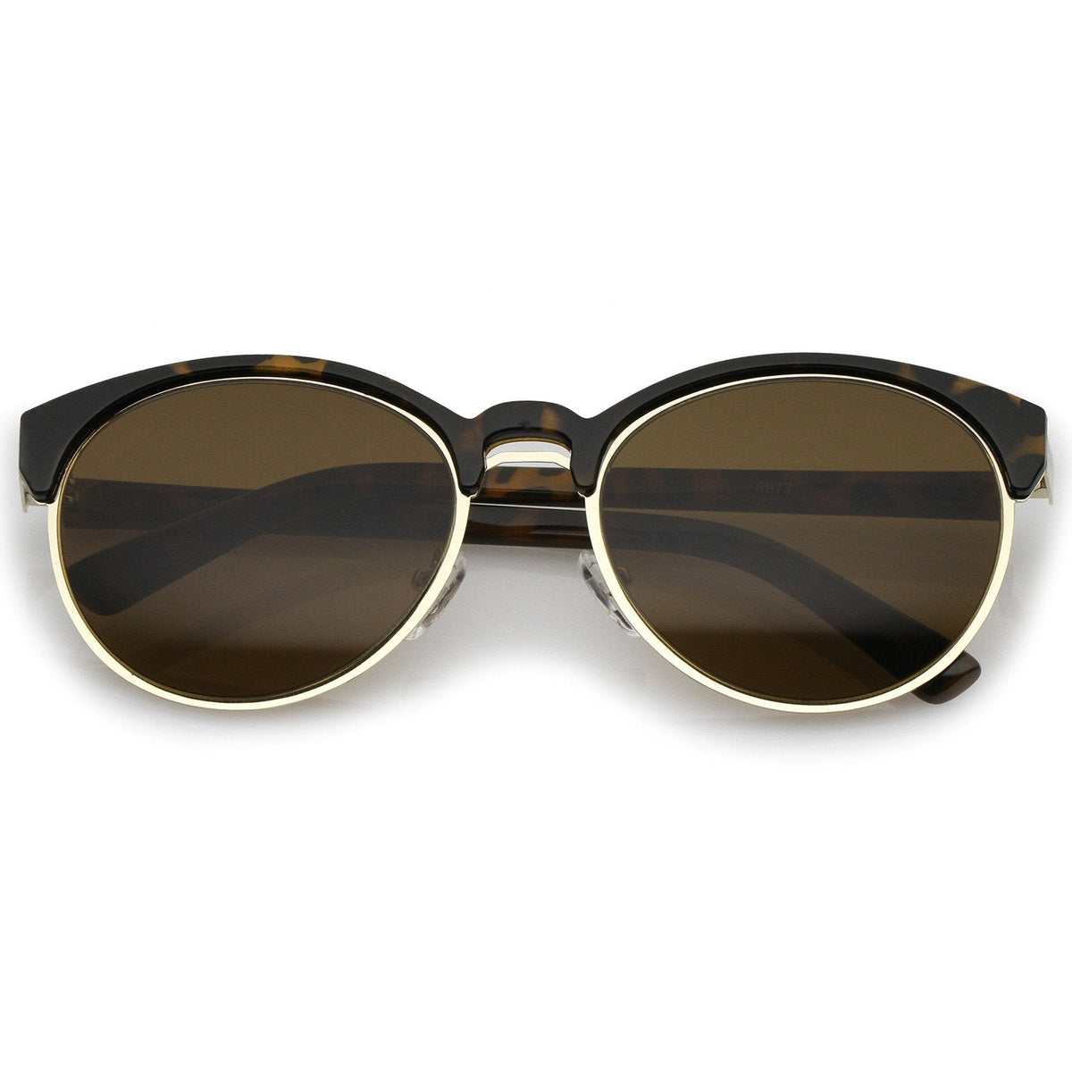 Women's Retro Oval Half Frame Cat Eye Sunglasses A792