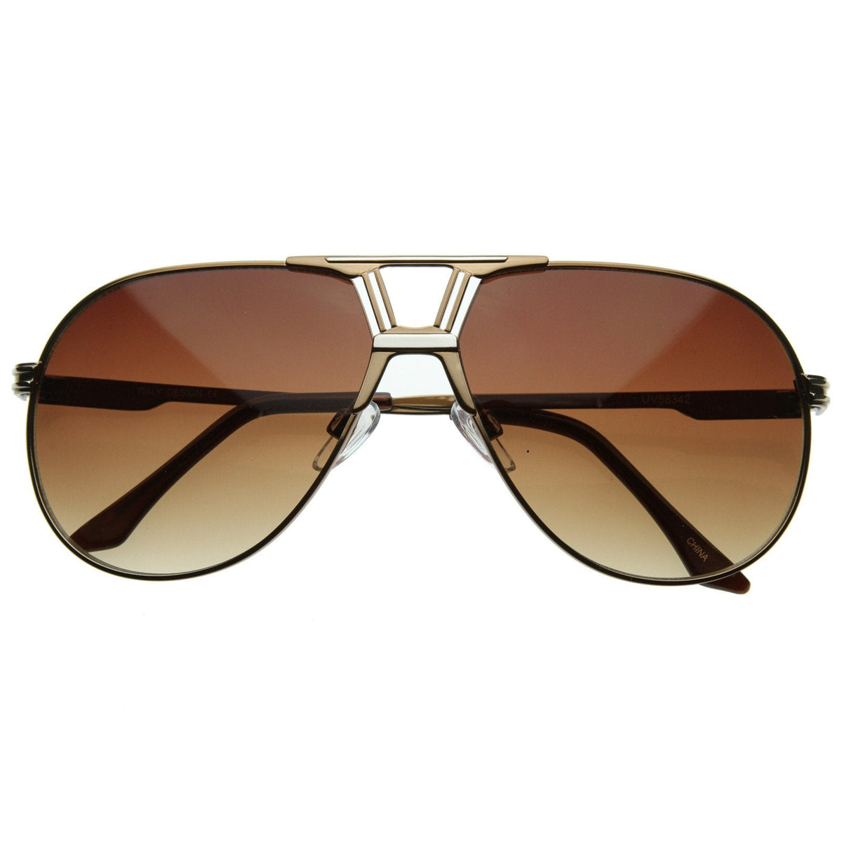 Premium Optical RX Laser Metal Designer Aviator Sunglasses 8366