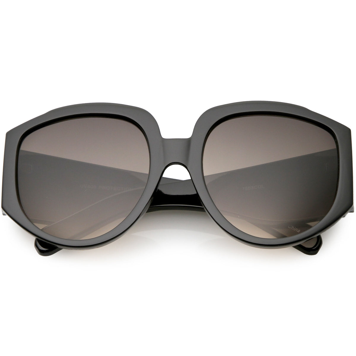 Women's Oversize Geometric Gradient Color Tone Sunglasses C620