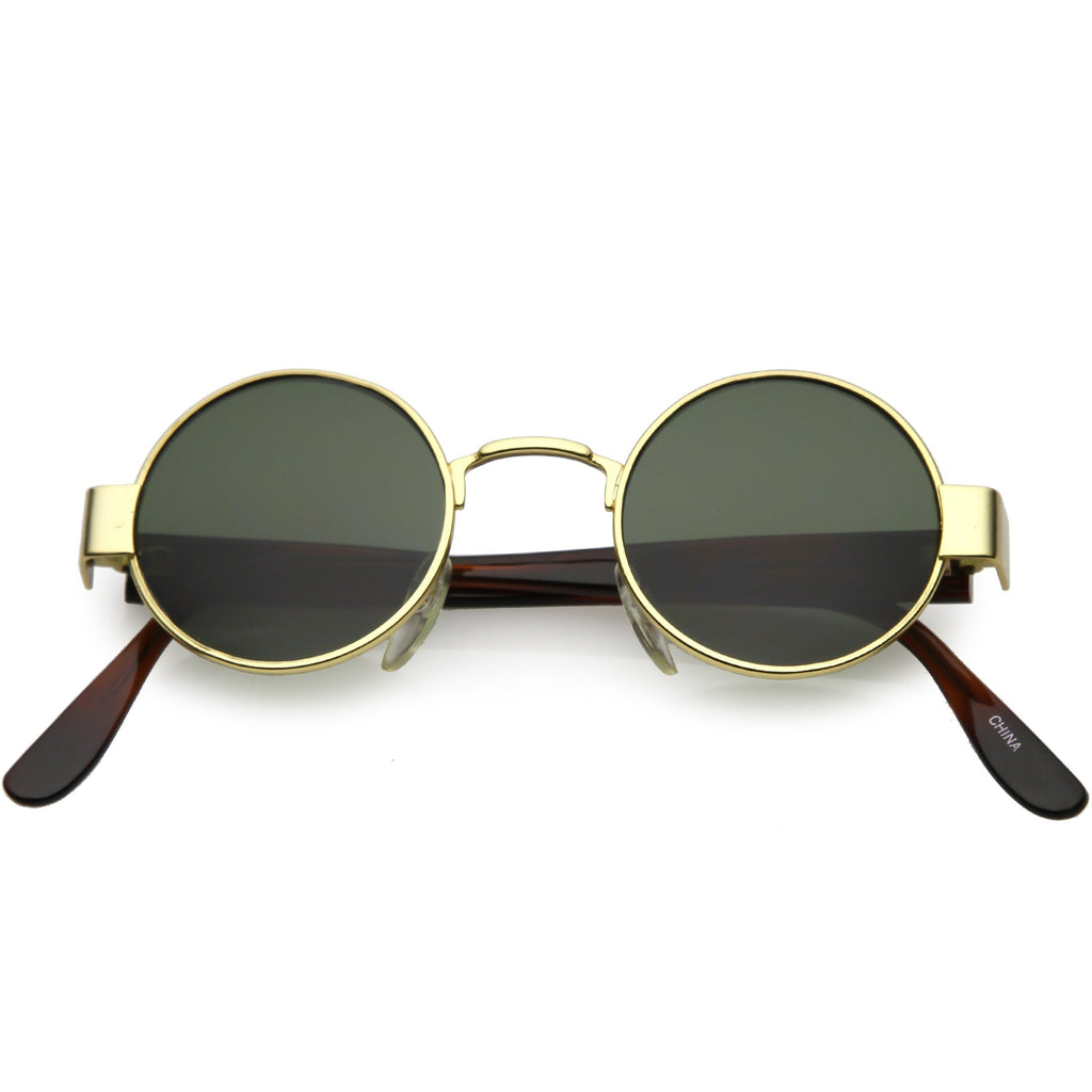 European True Vintage Round Spectacle Dapper Sunglasses C637
