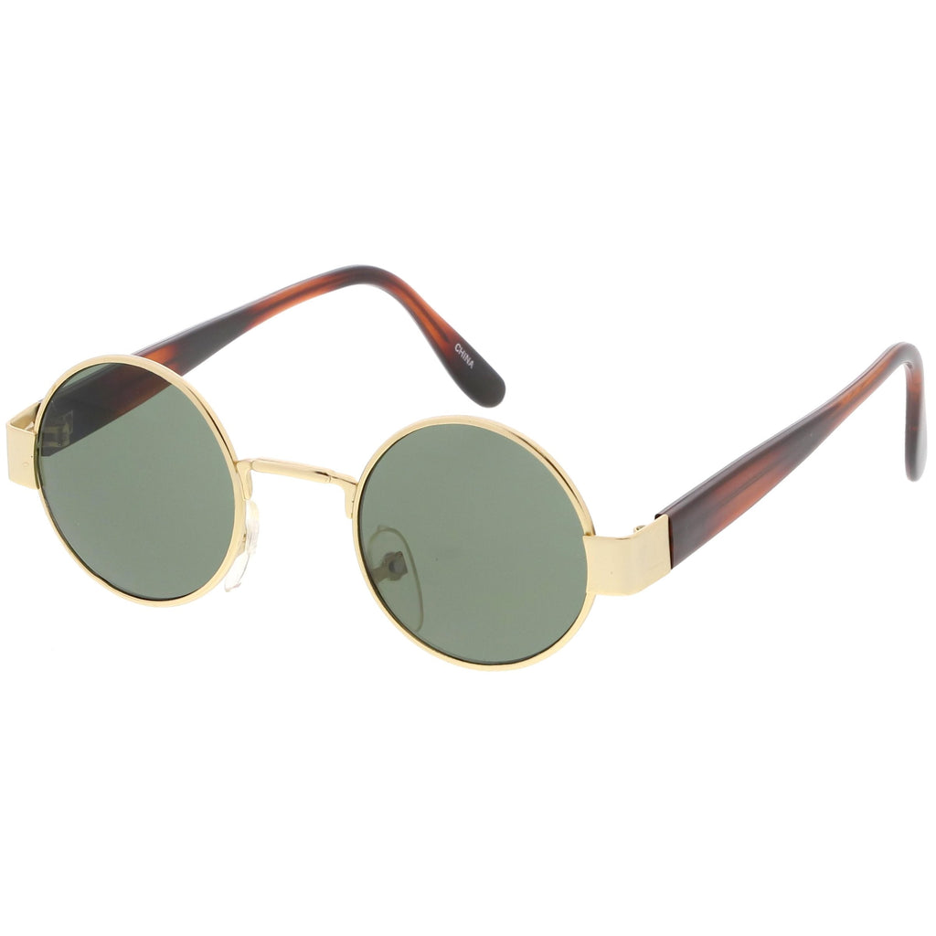 European True Vintage Round Spectacle Dapper Sunglasses C637