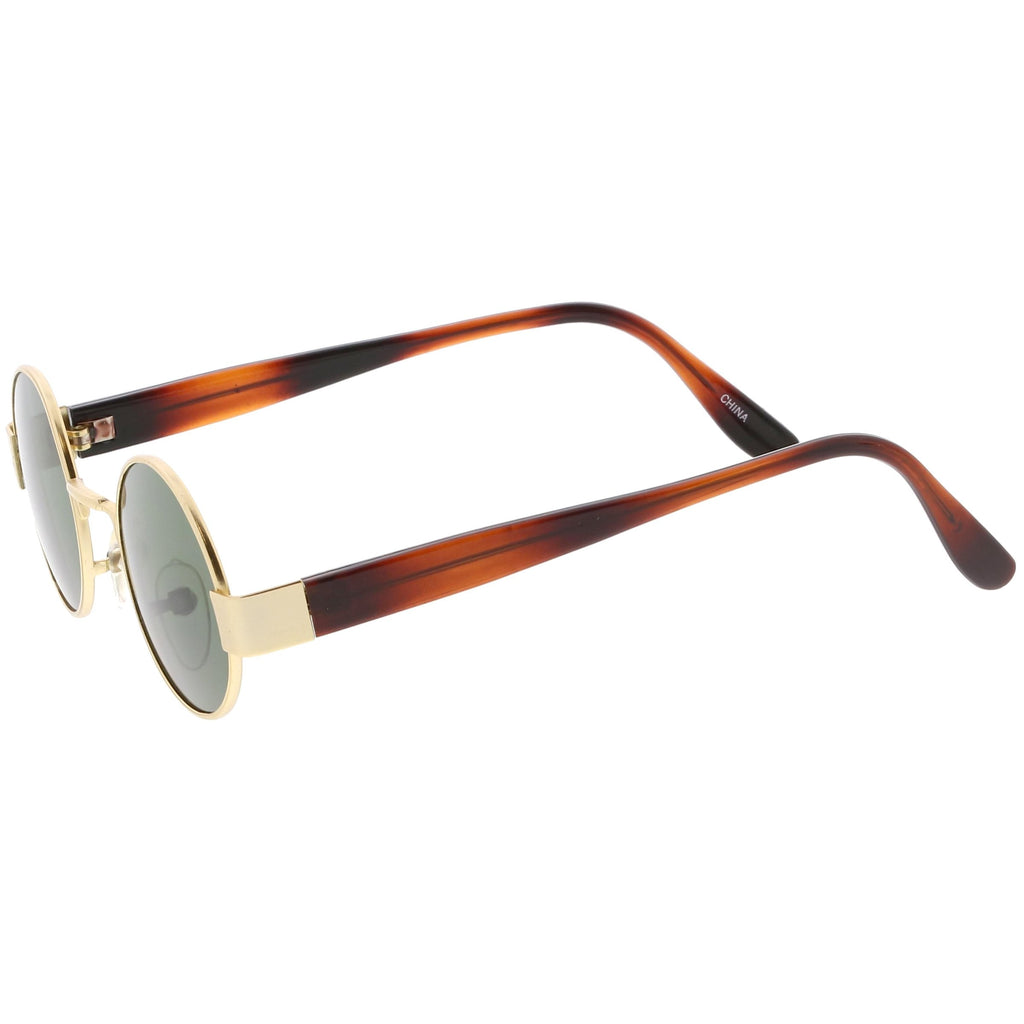 European True Vintage Round Spectacle Dapper Sunglasses C637