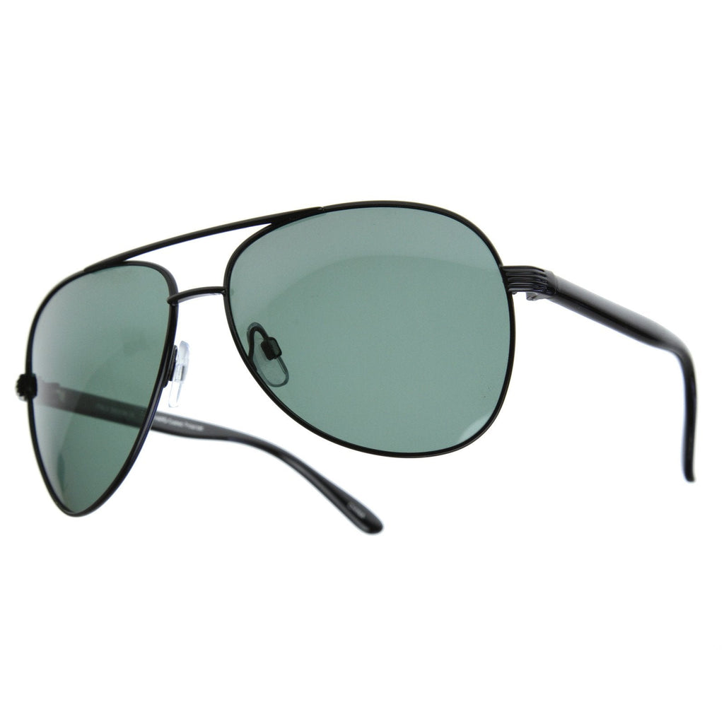 High Grade Premium Polarized Large Classic Metal Aviator Sunglasses 8320