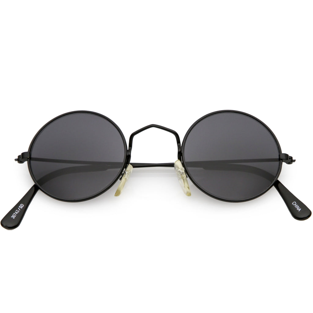 Small Round Dapper True Vintage Metal Sunglasses C669