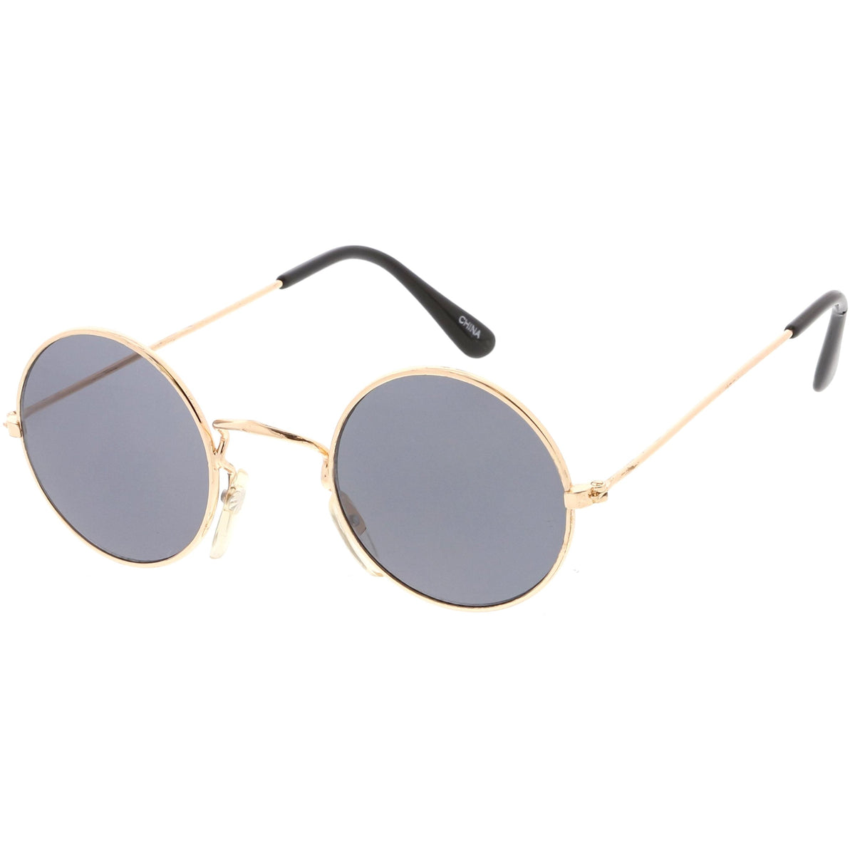 Small Round Dapper True Vintage Metal Sunglasses C669