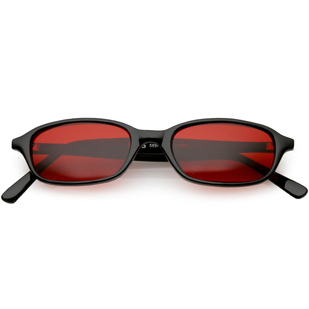 Small Retro Rectangle Color Tone Dead Stock Sunglasses C642