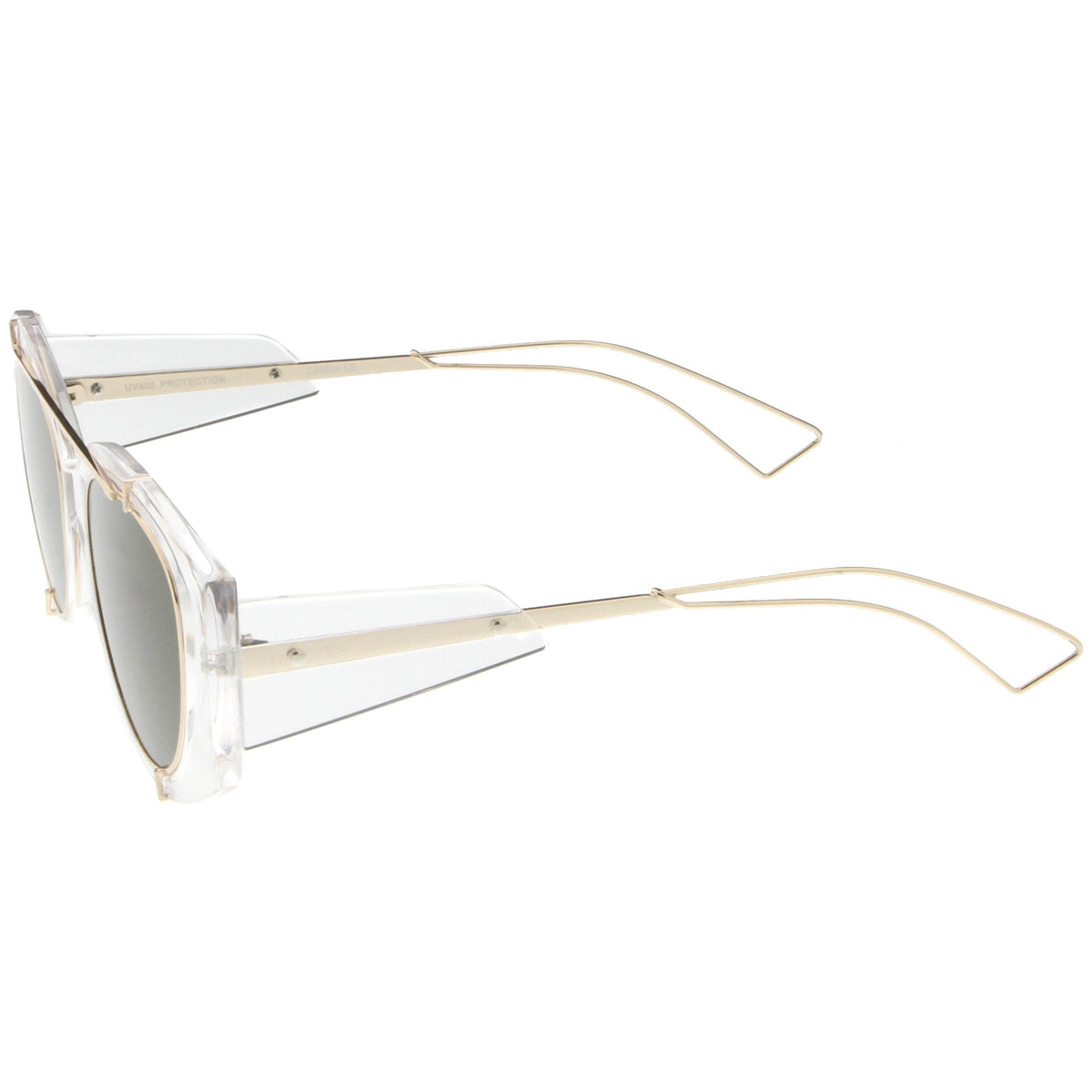 Retro Modern Translucent Round Aviator Sunglasses C328