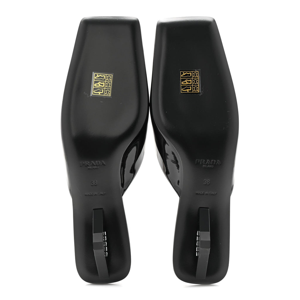 Patent Modellerie Mules 38 Black