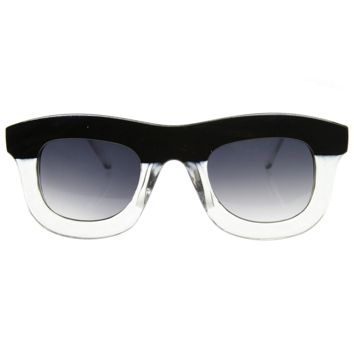 Oversize Thick Frame Designer Inspired Horned Rim Sunglasses 8519